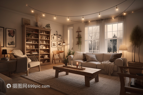 舒适家庭房 室内温馨生活的理想空间